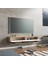 Delphin 140 cm Raflı KapaklıTv Ünitesi DLP11-AW Çam-Beyaz 2