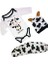 Minibird Babyinek Baskılı Çıtçıtlı Badili 3 Parça Penye Kız Bebek Takımı 1