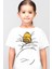 Uykucu Baba Beyaz Kısa Kollu Kız Erkek Uniseks Çocuk T-Shirt 1