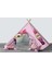 Dijital Baskılı Kızıldereli Mindersiz Çocuk Odası Oyun Çadırı Model 250 1