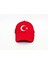 Salarticaret Ay Yıldız Türk Bayraklı Kırmızı Şapka 1