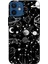 Deste Apple iPhone 12 Mini Kılıf Gezegen Baskılı Desenli Silikon Kılıf A++-8226 1
