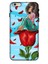 Deste Apple iPhone 6 Plus Kılıf Gül ve Kız Baskılı Desenli Silikon Kılıf A++-8139 1