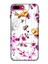 Deste Apple iPhone 7 Plus Kılıf Pembe Çiçek Kuş Baskılı Desenli Silikon Kılıf A++-8013 1