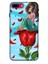 Deste Apple iPhone 7 Plus Kılıf Gül ve Kız Baskılı Desenli Silikon Kılıf A++-8139 1
