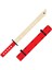 Ahşap Oyuncak Samuray Seti 3 Lü, Katana Kılıcı + 3 Ad. Ninja Yıldızı Kohga + 3 Ad. Fırlatma Bıçağı Kunai Kırmızı 4