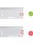 Apple Magic Keyboard-1 ile Uyumlu Klavye Koruyucu US Amerikan İngilizce-Türkçe Baskı 2