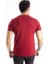 Bordo Erkek/Unisex Slim Fit Dar Kesim Bisiklet Yaka Pamuklu Likralı Basic Tişört 1801131 3