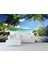 3d Palmiye Deniz Manzaralı Duvar Kağıdı Tek Parça 325X250 cm TDK6587 1