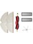 Roborock S5 Max Aksesuar Seti 2 Adet Tam Yüzeyli Fiber Mop Bezi 2 Adet Hepa Filtre 1 Adet Yan Fırça 1 Adet Ana Fırça 1