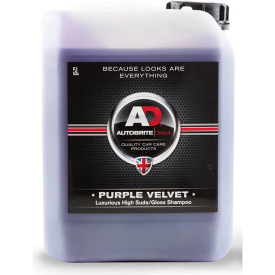 Auto Brite Purple Velvet Konsantre Cilalı Şampuan 5 Lt