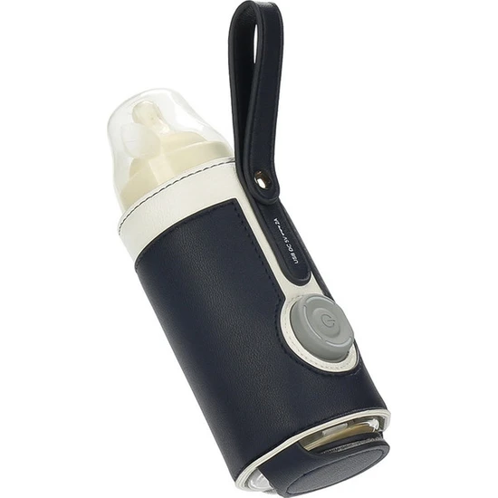 Sakuraa USB Taşınabilir 3 Seviye Sıcaklık Ayarlanabilir Biberon Isıtıcı Çanta - Siyah (Yurt Dışından)