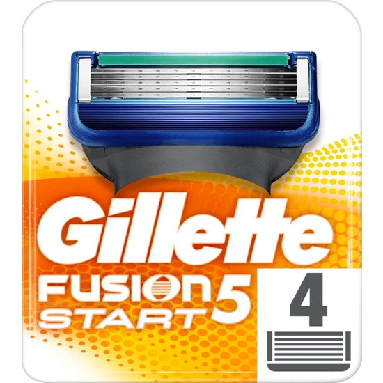 Gillette Fusion 5 Start Yedek Bıçak 4'lü