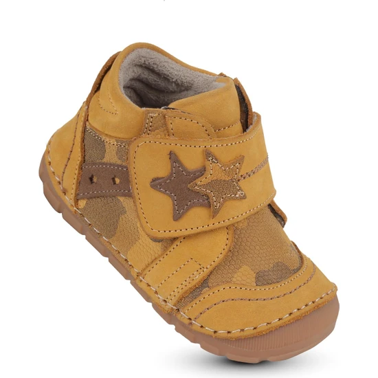 Kaptan Junior Ilkadım Hakiki Deri Erkek Bebek Çocuk Ortapedik Ayakkabı Patik