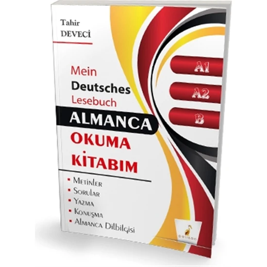 Pelikan Tıp Teknik Yayıncılık Almanca Okuma Kitabım A1 - A2 - B Seviyesi 2023