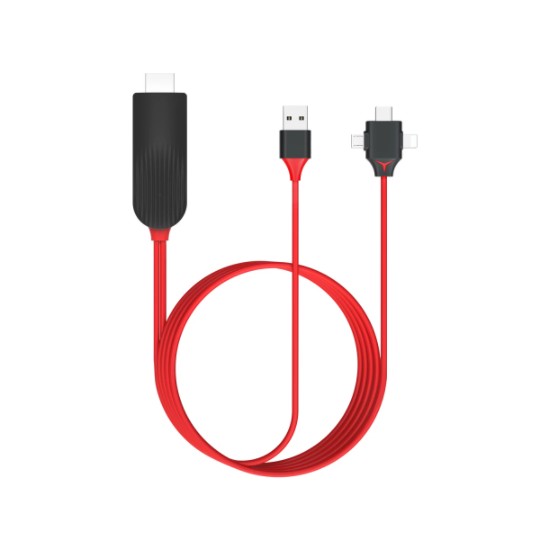Ultra Combo 3in1 Lightning/micro Usb/typeC To HDMI Ios Fiyatı
