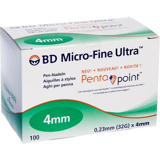 BD Steril Iğne Bd Micro-Fine Pentapoint 320497 32G 0.23X4MM 100LÜ