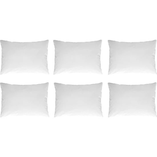 Inter Z 6'lı Set Sıvı Geçirmez Yastık Koruyucu Alez Fermuarlı , 50X70 cm