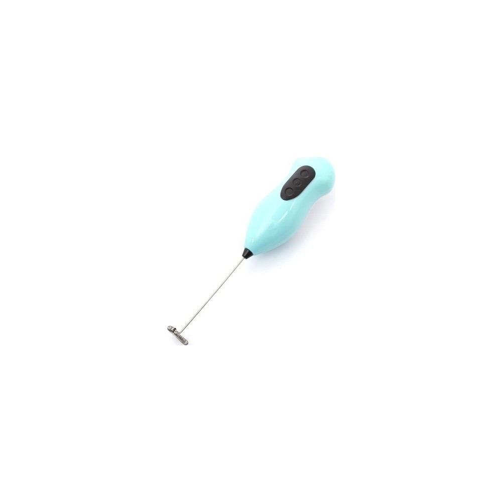 Ulbay  Ulbay Turkuaz Pilli Metal Çırpıcı Mini Mixer Kahve/süt Köpürtücü