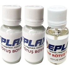 Replax Rötuş Boyası Renault Megane Sedef Beyaz  Qnc 2 Kat (2 Şişe) +Vernik