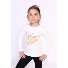 Toontoy Kids Toontoy Kız Çocuk Baskılı Tişört