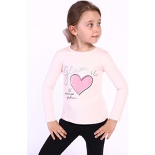 Toontoy Kids Toontoy Kız Çocuk Baskılı Tişört