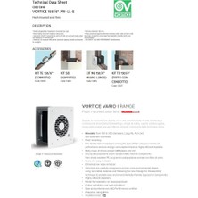 Vortice Vario 230/9 & CR5N Hız Anahtarı Yanında Duvara Cama Kolay Montaj Otomatik Panjur Manuel Geri Dönüşümlü Tasarruflu Fan Agmair Agm Havalandırma Fanı