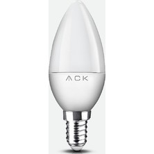 Ack 6,5W Soft Mum Buji Ampül E14, 6500K