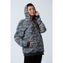 Alexander Gardi Kamuflaj Desenli Kapüşonlu Sweatshirt (E21-72100)