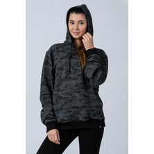 Alexander Gardi Kamuflaj Desenli Kapüşonlu Sweatshirt (E21-72100)