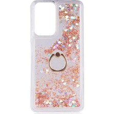 Dlrcase Xiaomi Mi 10T Pro Kılıf Milce Sulu Yüzüklü Silikon Arka Kapak Gold