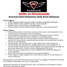 Chevrolet Aveo Krom Kapı Kolu 2004 Sonrası Paslanmaz Çelik