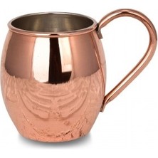 Turna Bakır Moscow Mule Bardak Düz 500 ml Kırmızı TURNA0493-1