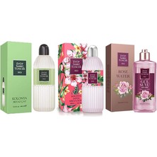 Eyüp Sabri Tuncer Beyaz Çay Pet + Japon Kiraz Cam Kolonya 400  ml + Gül Suyu 350  ml