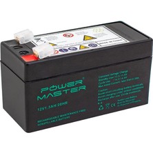Powermaster 12VOLT 1.3AMPER Akü 97X43X52MM