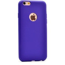 Dlrcase Apple iPhone 6 6s Kılıf Premier Silikon Esnek Silikon Mor