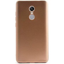 Dlrcase Xiaomi Redmi 5 Plus Kılıf Premier Silikon Arka Kapak Gold