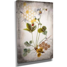 Dekoratif TASARIM14 Çiçek Canvas Tablo