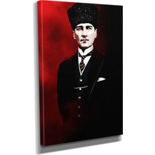 Dekoratif TASARIM35 Atatürk Canvas Tablo