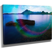 Dekoratif TASARIM26 Rengarenk Manzara2 Canvas Tablo