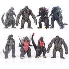 ZPPLD 8 Parça 6 Godzilla & 2 King Kong Oyuncak Set (Yurt Dışından)