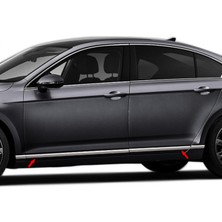 Blueoto Vw Passat B8 (2015-2019) Krom Yan Kapı Alt Çıtası Paslanmaz Çelik 8 Parça