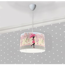 Bebişim Halı Şemsiyeli Kız Çocuk Odası Sarkıt Avize