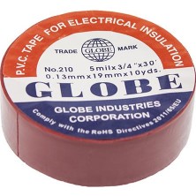 Globe Kırmızı Elektrik Bandı - Izole Bant