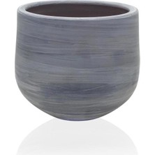 The Mia Oval Kiremit Saksı 17X15CM