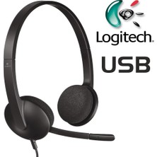 Logıtech H340 USB Kulaklık Mik. Seti 981-000475