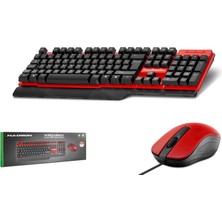 Hadron HD861K USB Gaming Oyuncu Q Klavye Mouse -Red