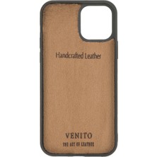 Venito Apple iPhone 12 Mini Lucca Leopar Deri Telefon Kılıfı