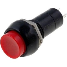 Motorobit PBS-11A 12MM Anahtarlı Push Buton - Kırmızı IC-185