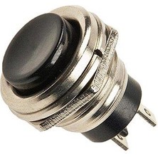 Motorobit PBS26 16MM Push Buton - Siyah IC-180